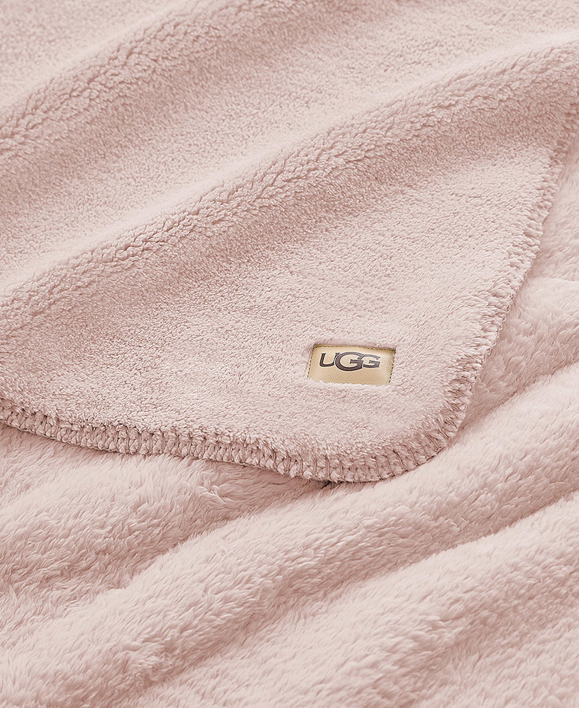 UGG® Saige Plush Throw, 50" x 70" - Himalayan Salt