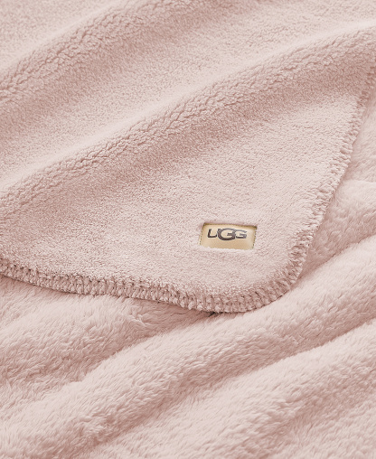 UGG® Saige Plush Throw, 50" x 70" - Himalayan Salt