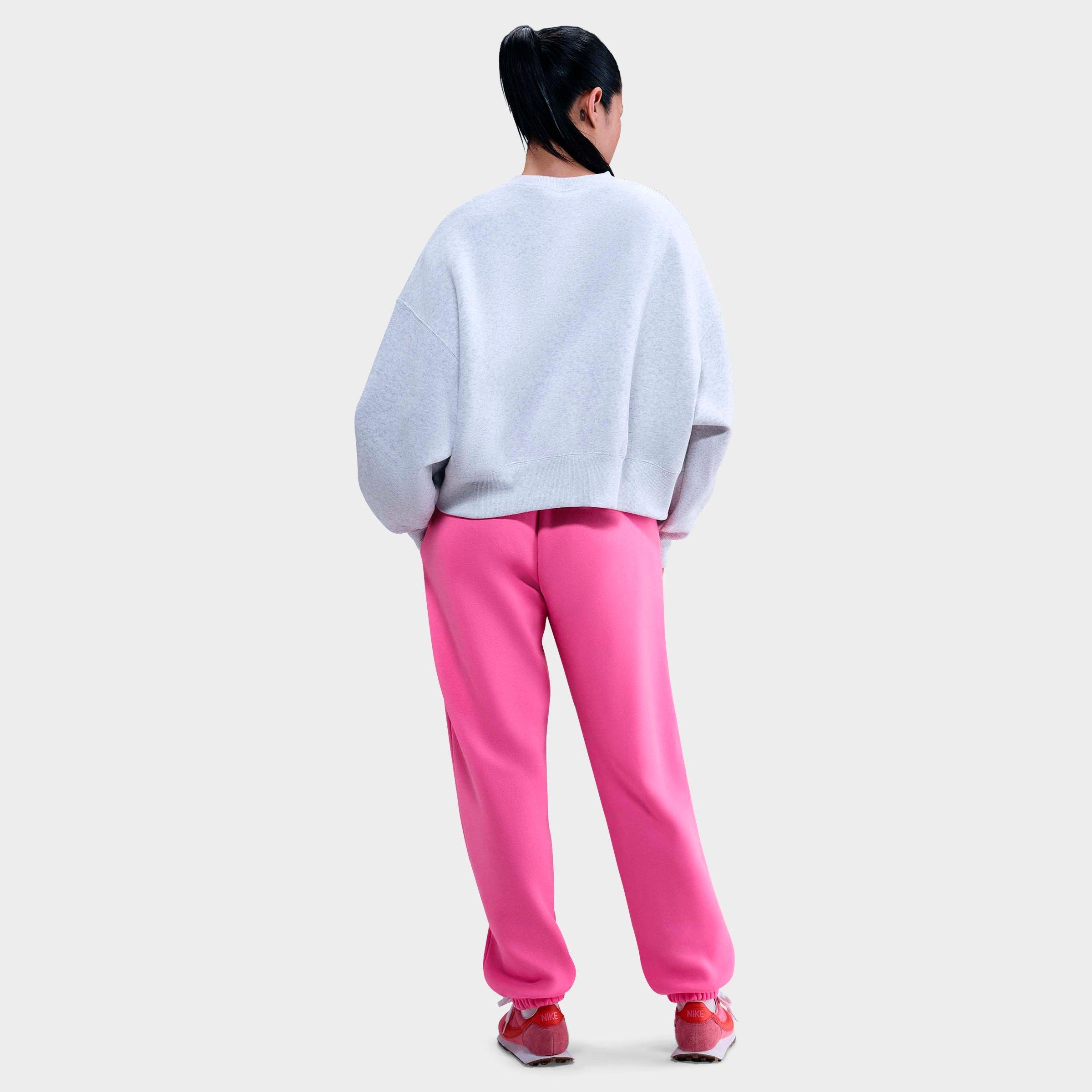 Women's Nithtke Sportswear Phoenix Fleece Oversized High-Waisted Jogger Pants - Playful Pink/Sail