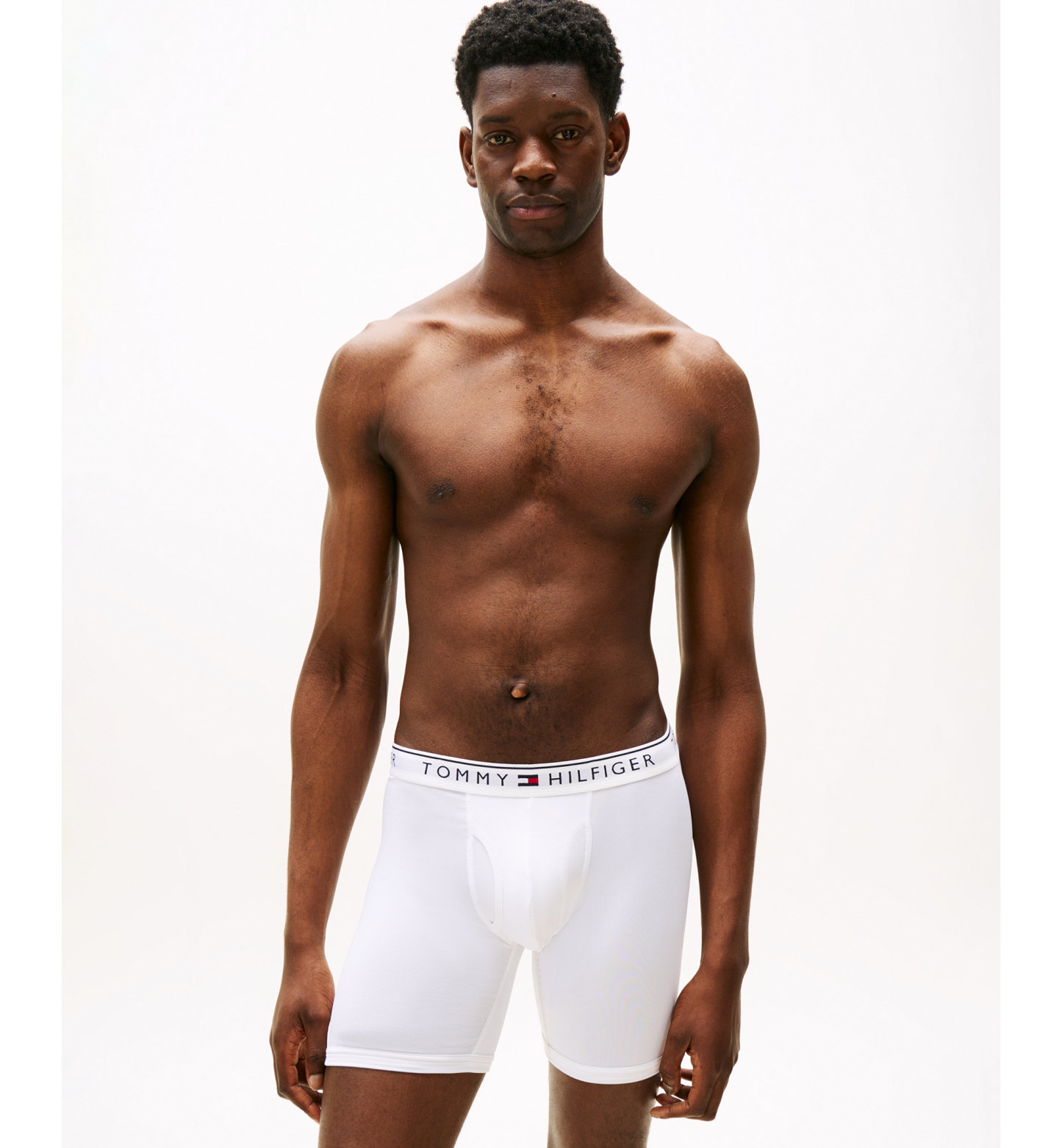 Tommy Hilfiger Men's Micro Boxer Briefs, 3-Pack - Primary Red/Desert Sky/White