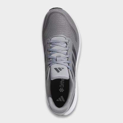 Men's adidas Runfalcon 5 Running Shoes (Wide Width) - Grey/Carbon/Cloud White - Top view