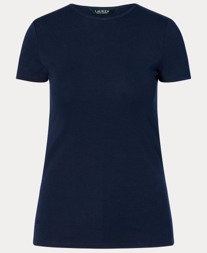 Lauren Ralph Lauren Stretch Knit T-Shirt - Lauren Navy