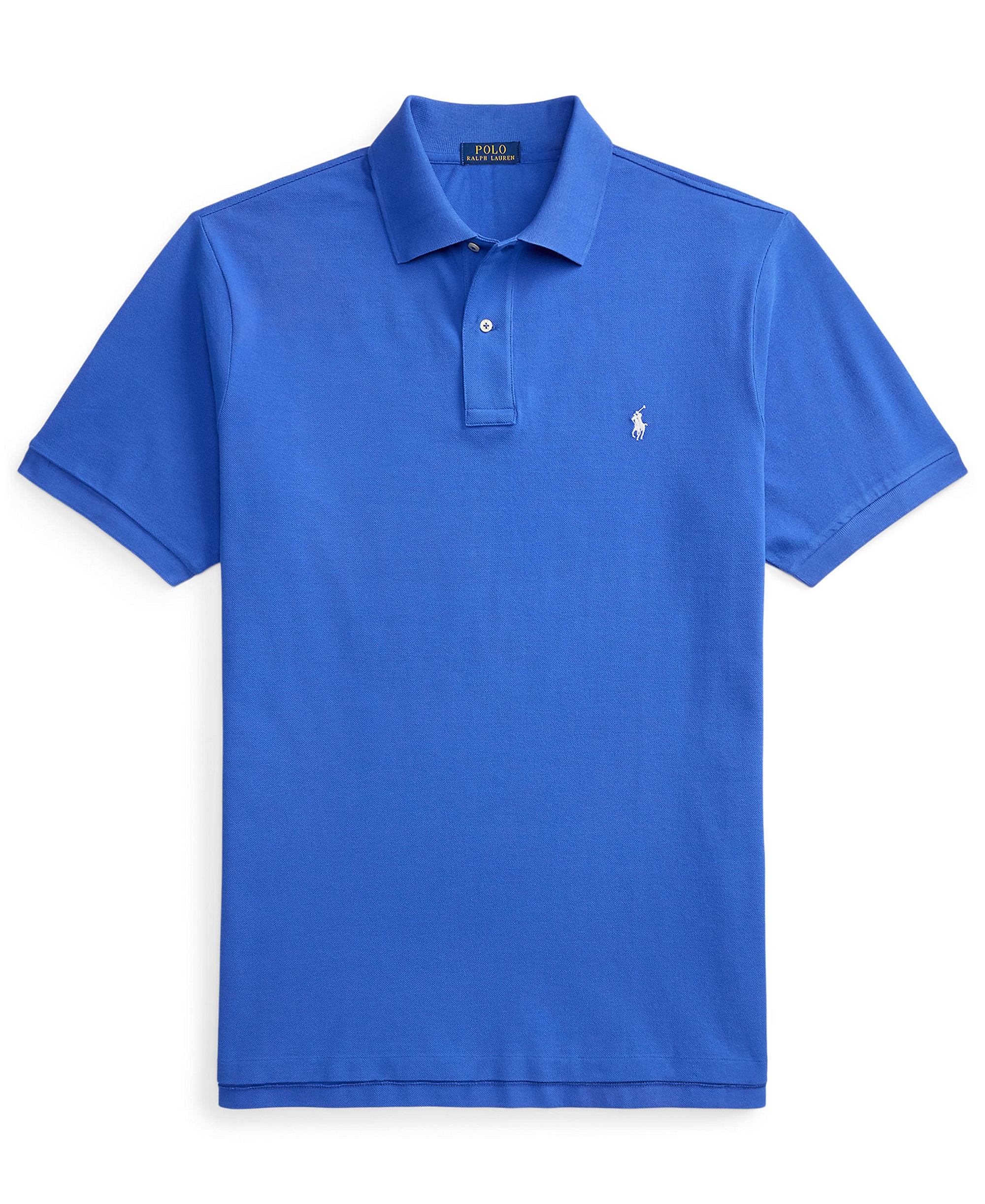 Polo Ralph Lauren Men's Big & Tall Cotton Short-Sleeve Polo Shirt - New Iris Blue/C1730