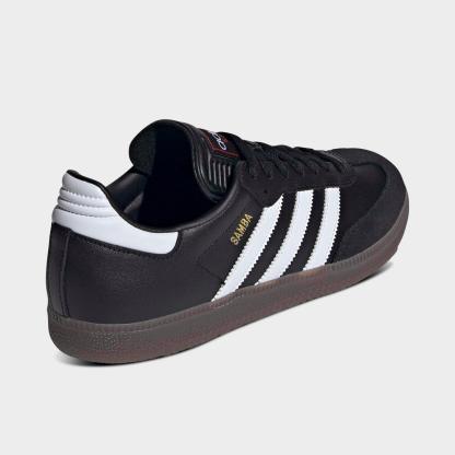Men's adidas Originals Samba Indoor Soccer Shoes - Core Black/Cloud White/Vivid Red - view 4