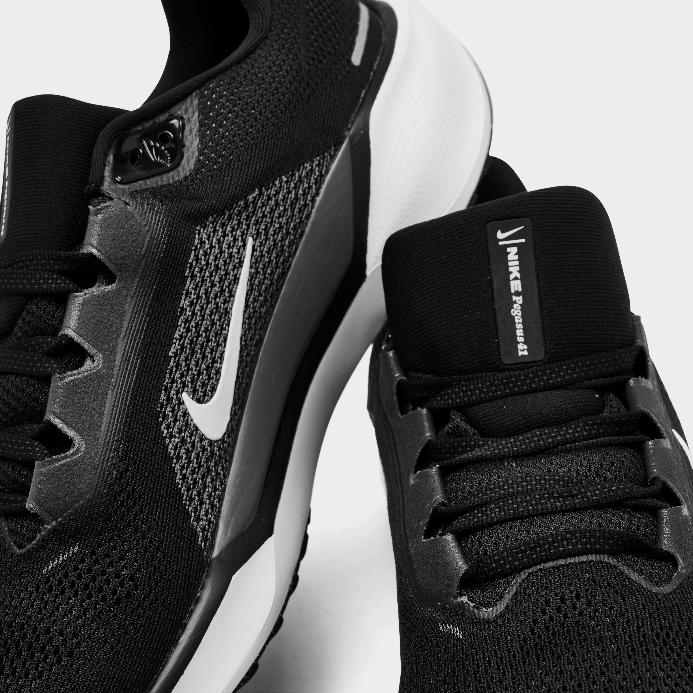 Men's Nithtke Pegasus 41 Running Shoes - Black/Anthracite/White - Detail shot
