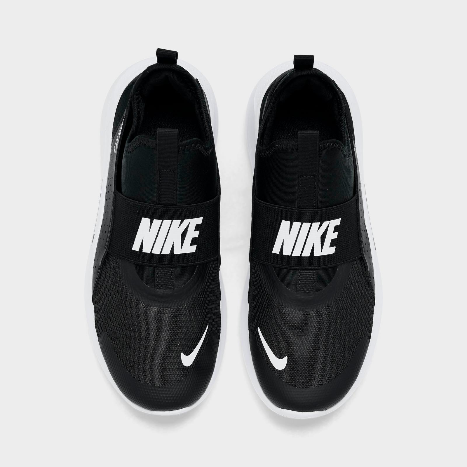 Little Kids' Nike Flex Runner 4 Running Shoes - Black/White/White/Black