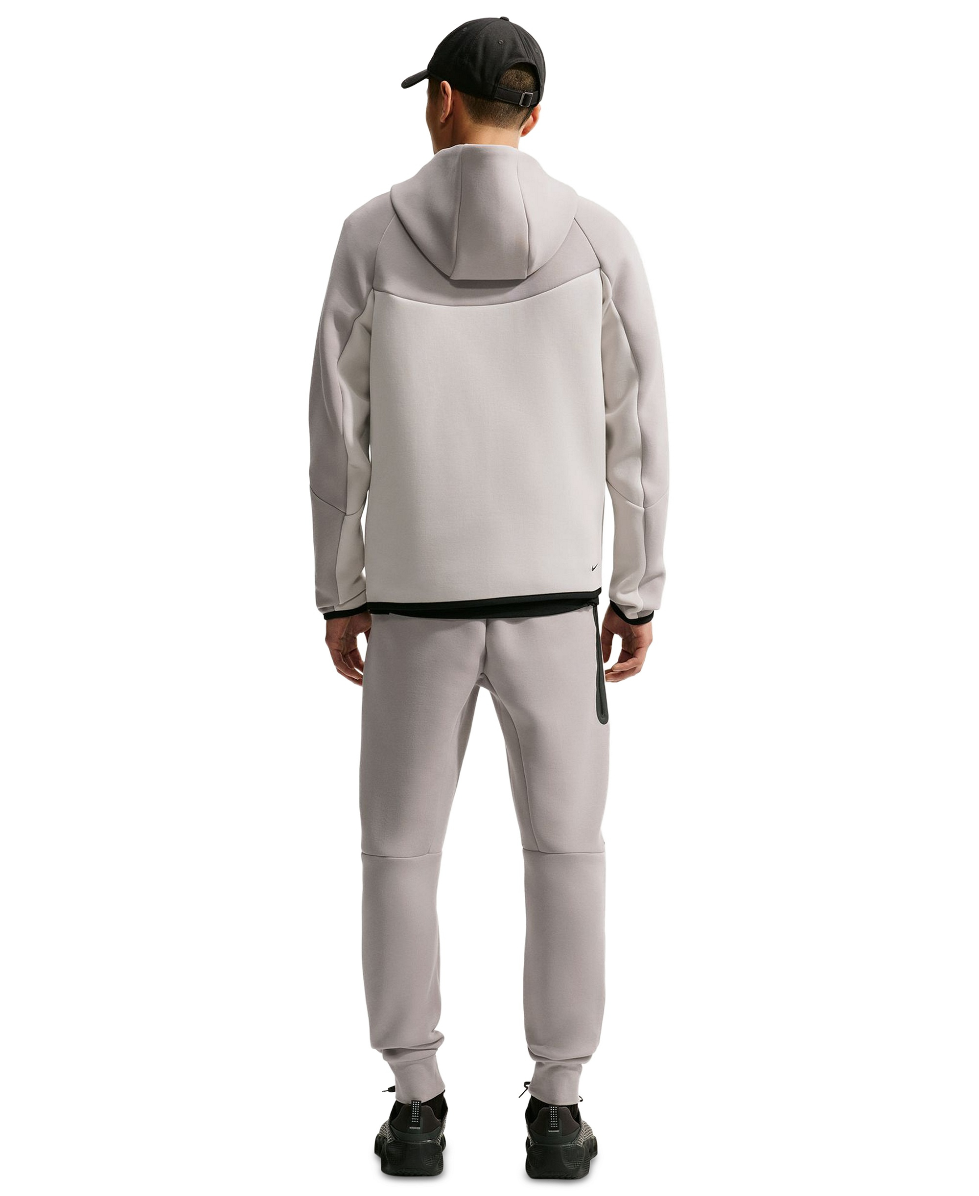 Nike Men's Tech Fleece Full-Zip Hoodie - College Grey/Light Bone/Black