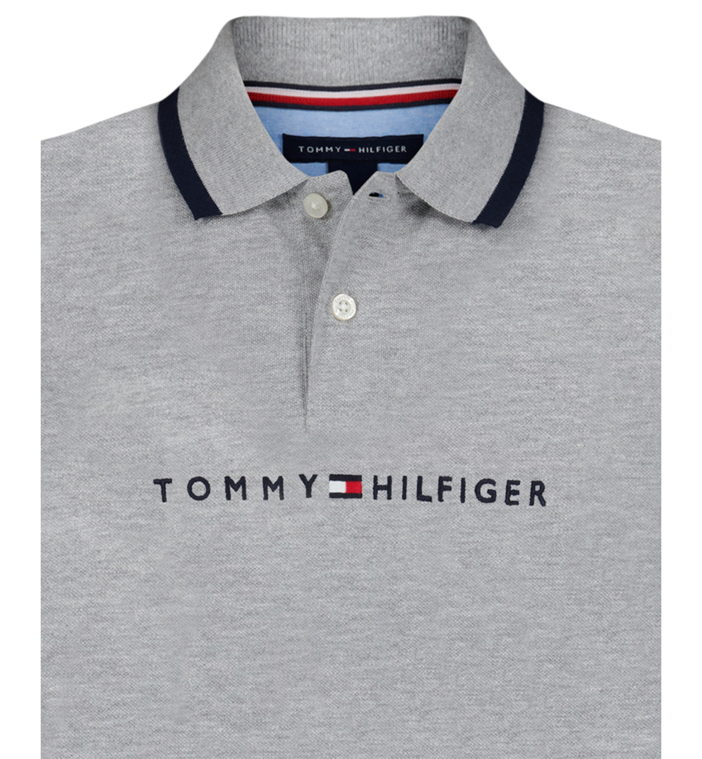 Tommy Hilfiger Boys' 2T-7 Tomas Short-Sleeve Tipped Polo Shirt - Grey Heather