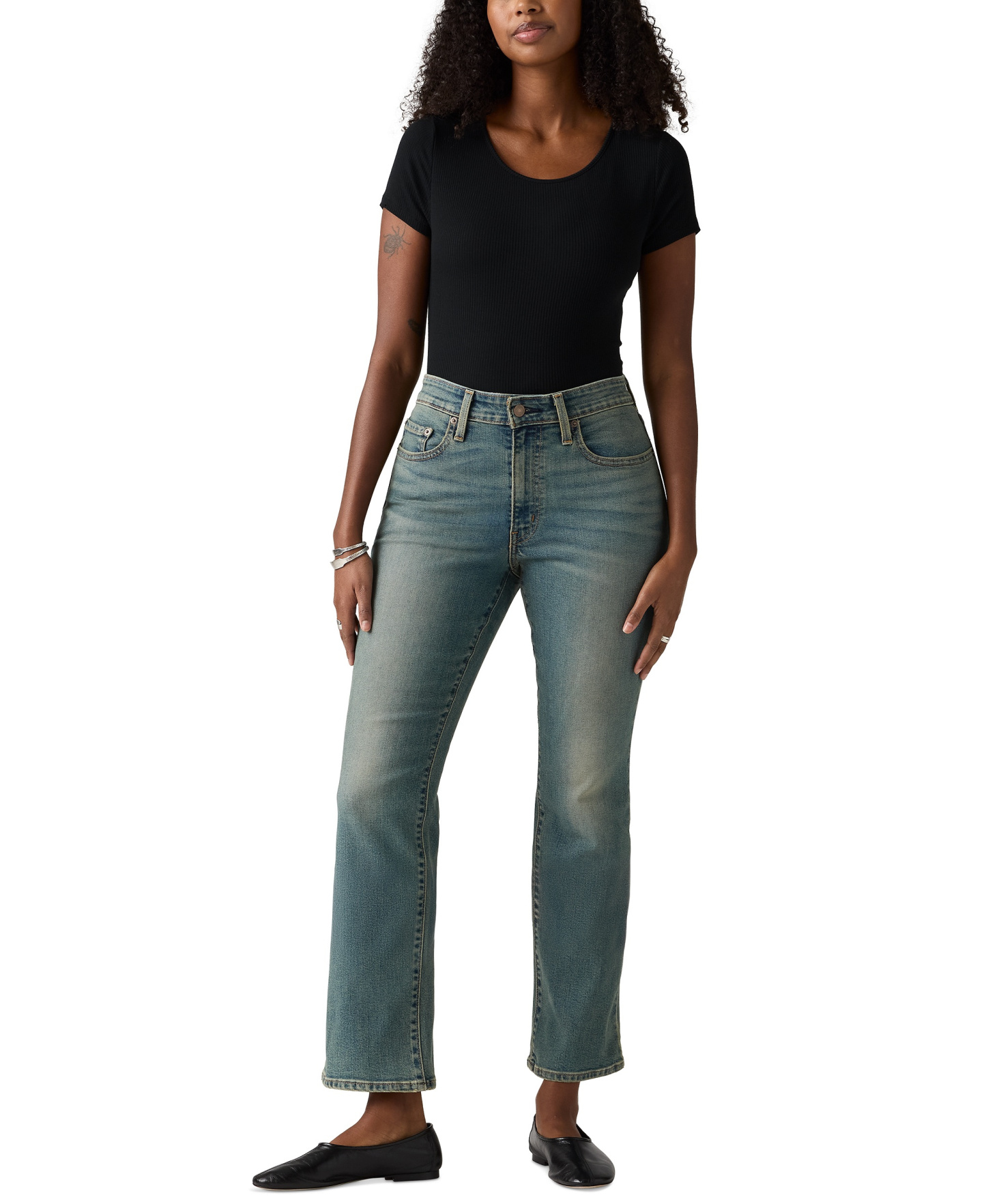 Levi's Women's 725 High-Rise Kick Boot Jeans - You Started It