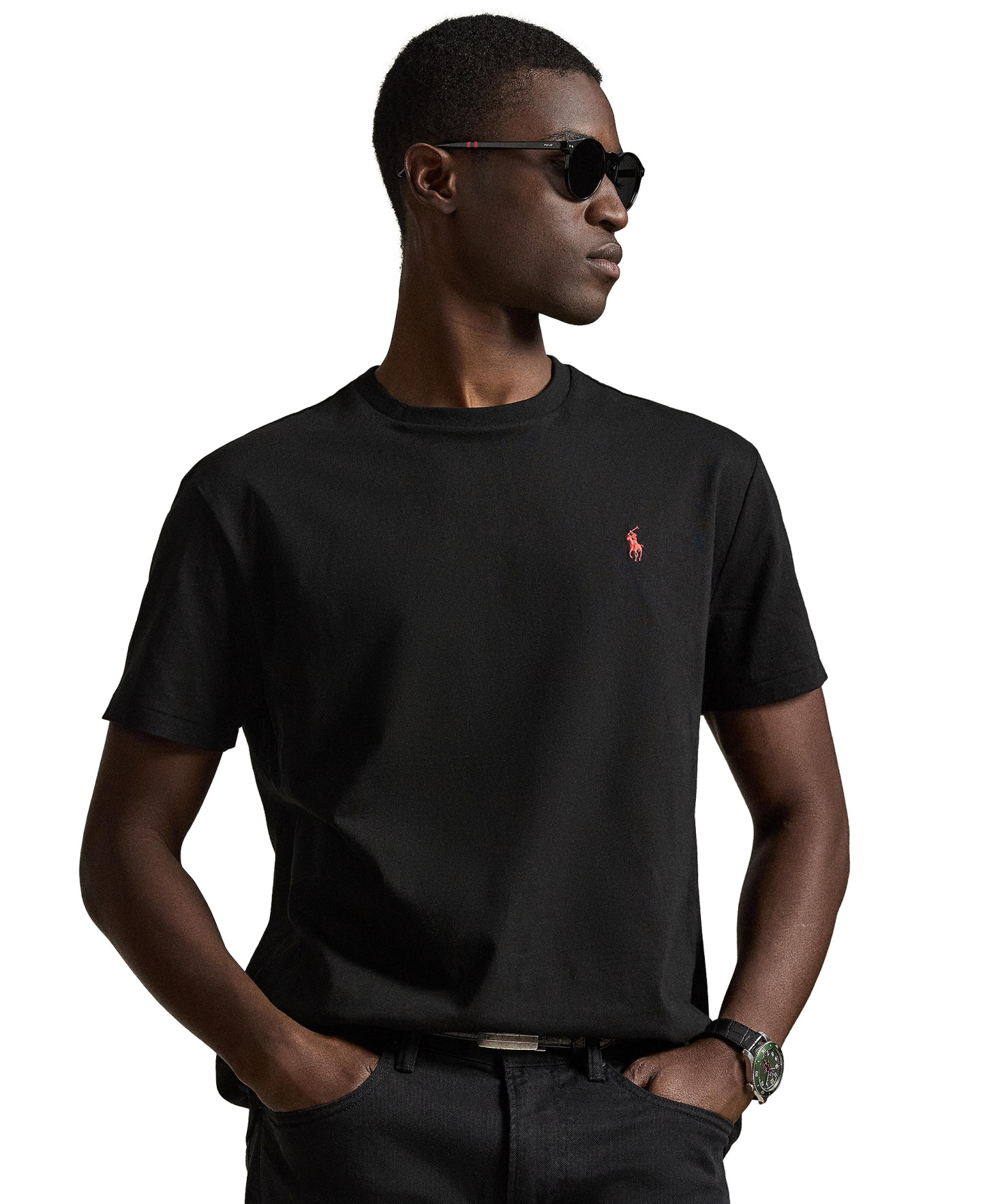 Polo Ralph Lauren Men's Embroidered Pony Classic-Fit T-Shirt - Black