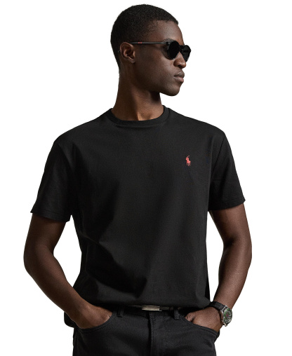Polo Ralph Lauren Men's Embroidered Pony Classic-Fit T-Shirt - Black