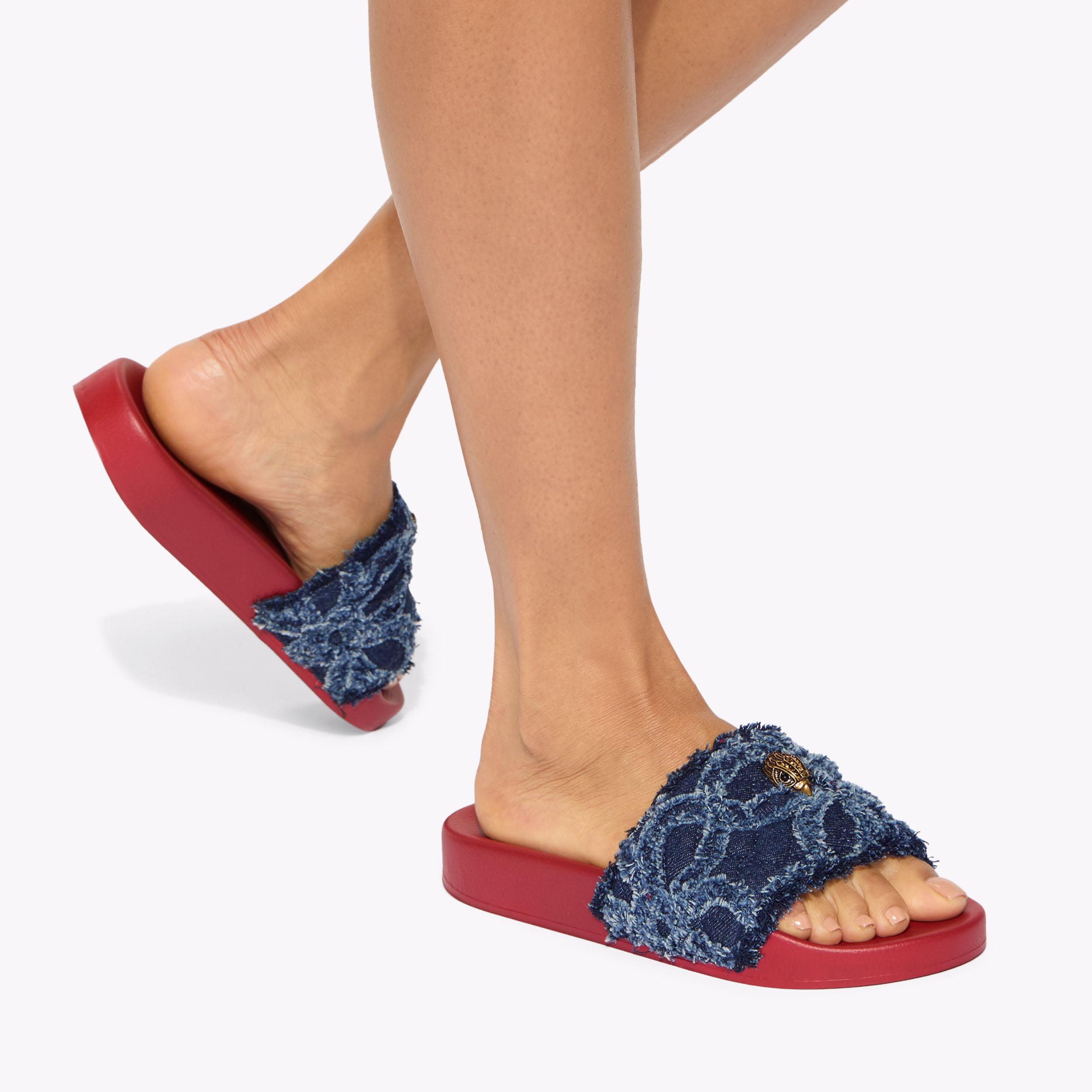 Kurt Geiger London Meena Eagle Sandal - Blue - view 2