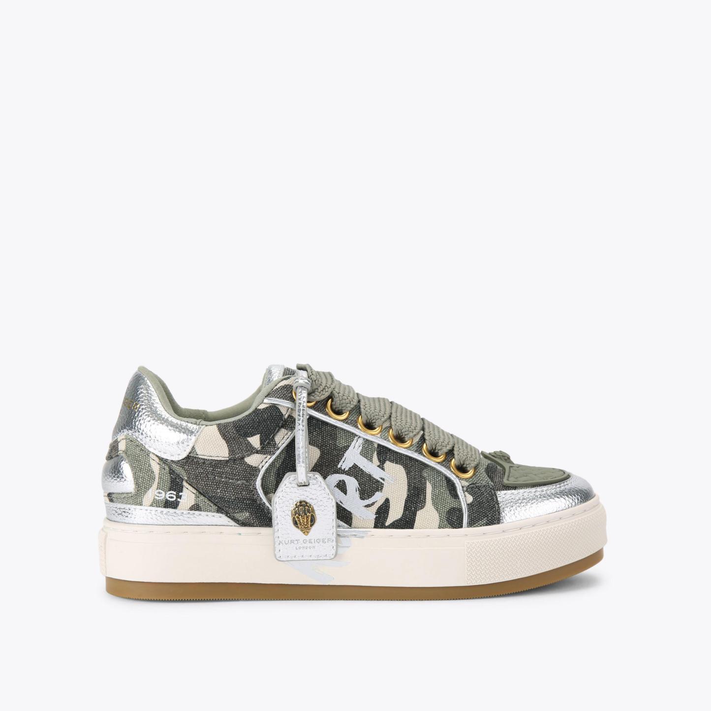 Kurt Geiger London Southbank Tag Sneaker - Green