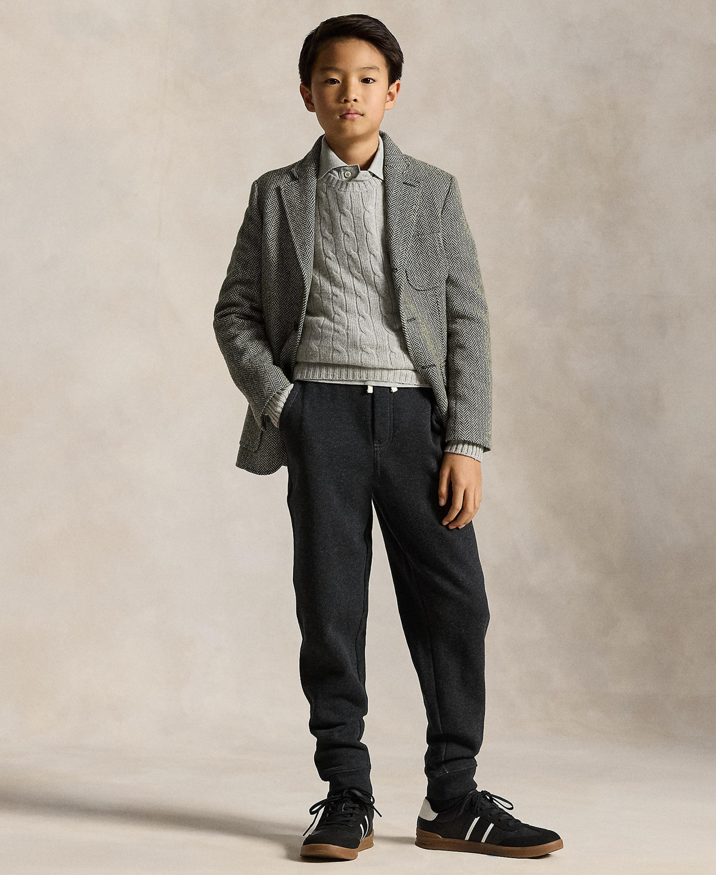 Polo Ralph Lauren Boys' 8-20 Cotton Fleece Drawstring Joggers - Avery Heather