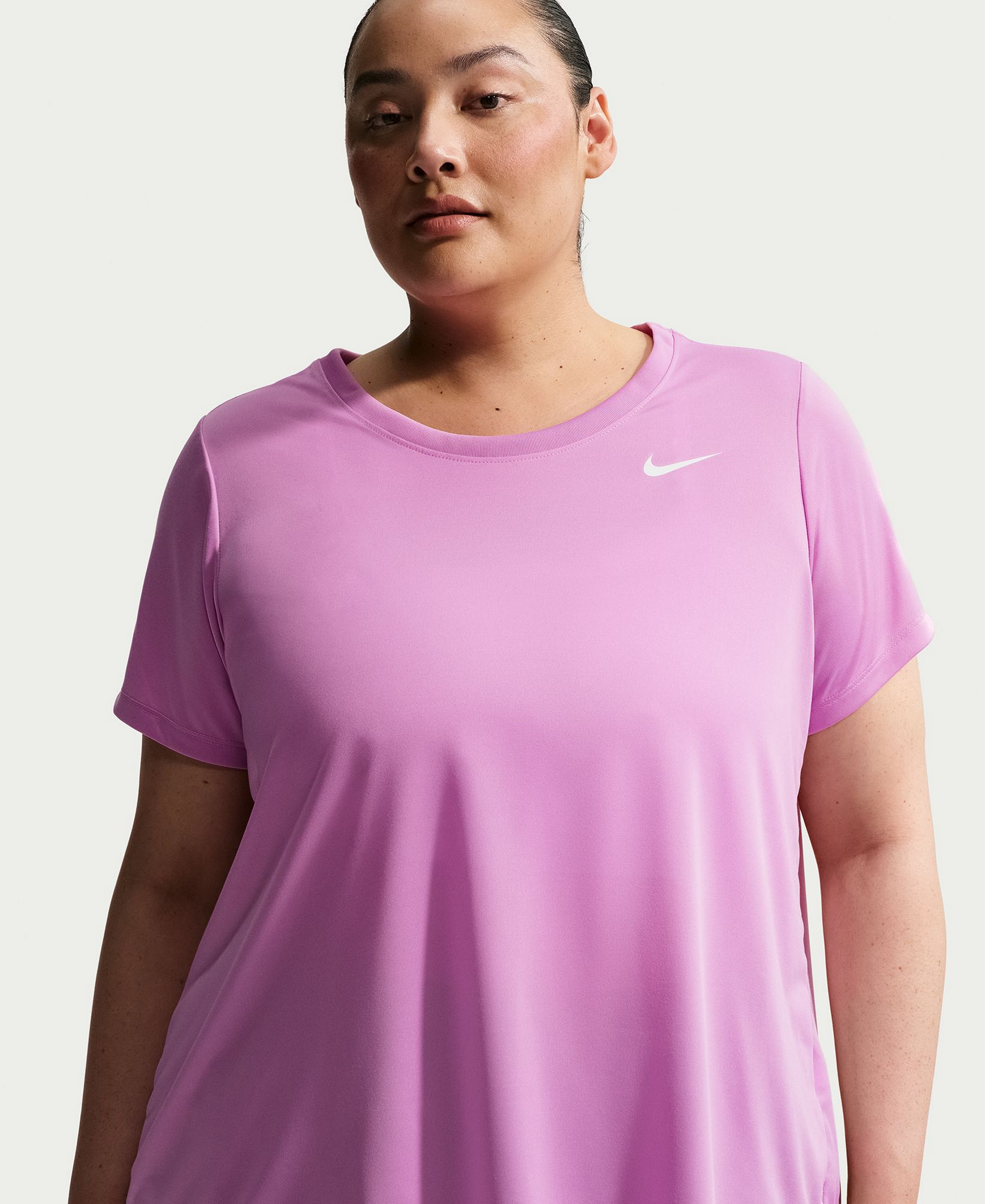 Nike Women's Dri-FIT T-Shirt - Lt Magenta/white
