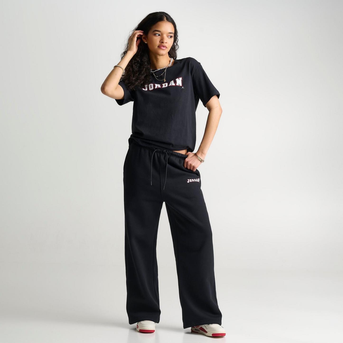 Women's Jordan Varsity Graphic T-Shirt - Black/White - view 2