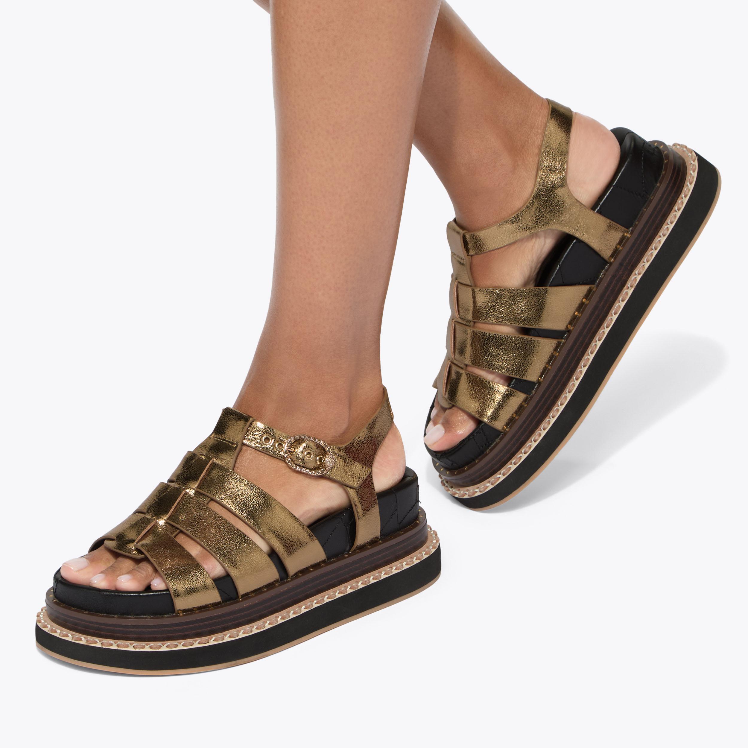 Kurt Geiger London Orson Fisherman - Metallics - view 2