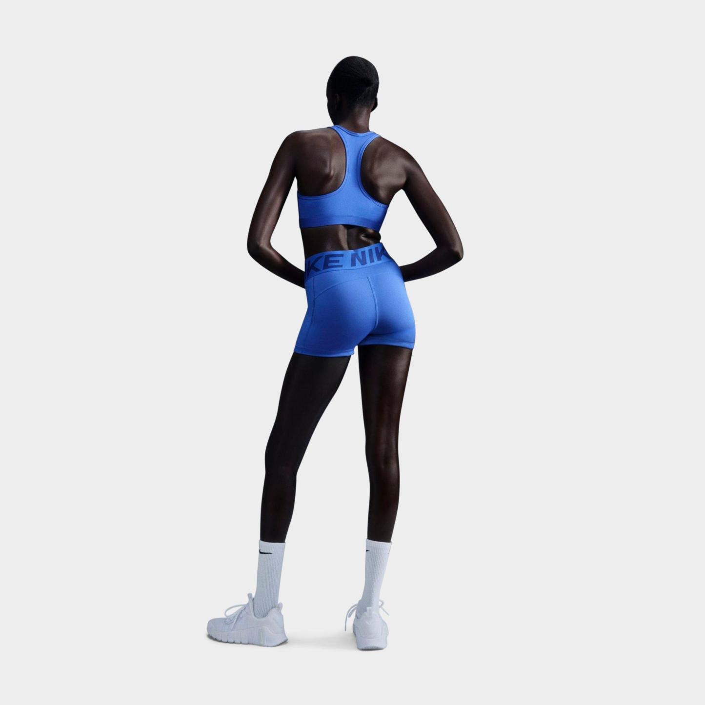 Women's Nithtke Swoosh Medium Support Sports Bra - Hyper Royal/White