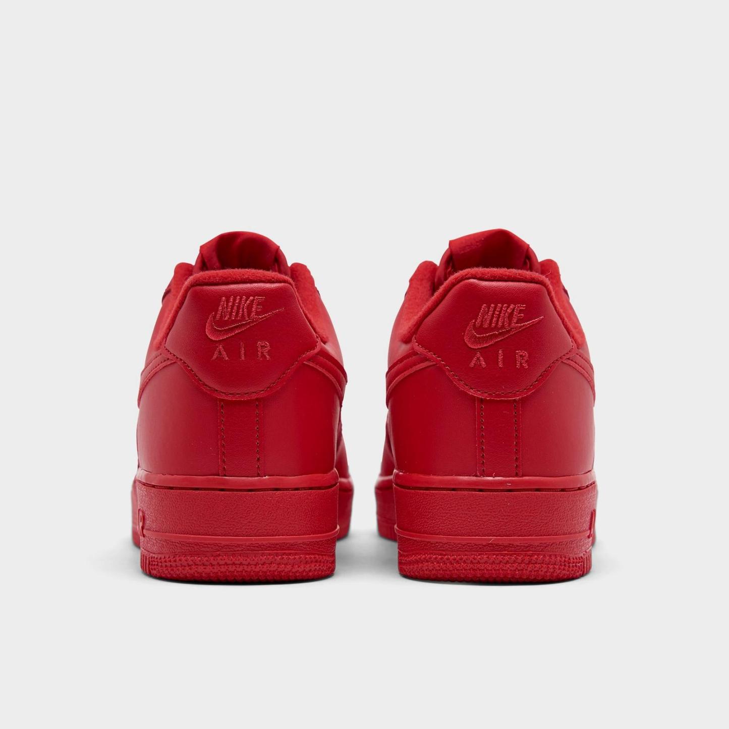 Men's Nike Air Force 1 '07 LV8 Casual Shoes - University Red/University Red