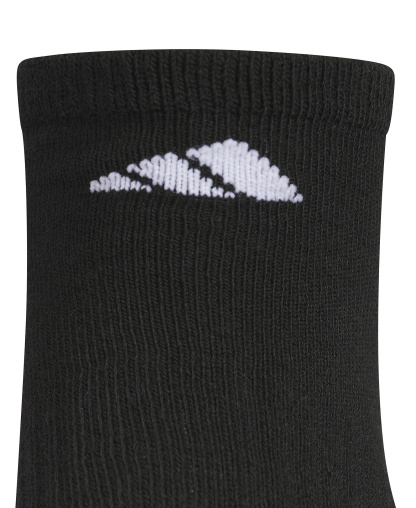 adidas Women's No Show Athletic Cushioned Socks, 6-Pack - Black/white