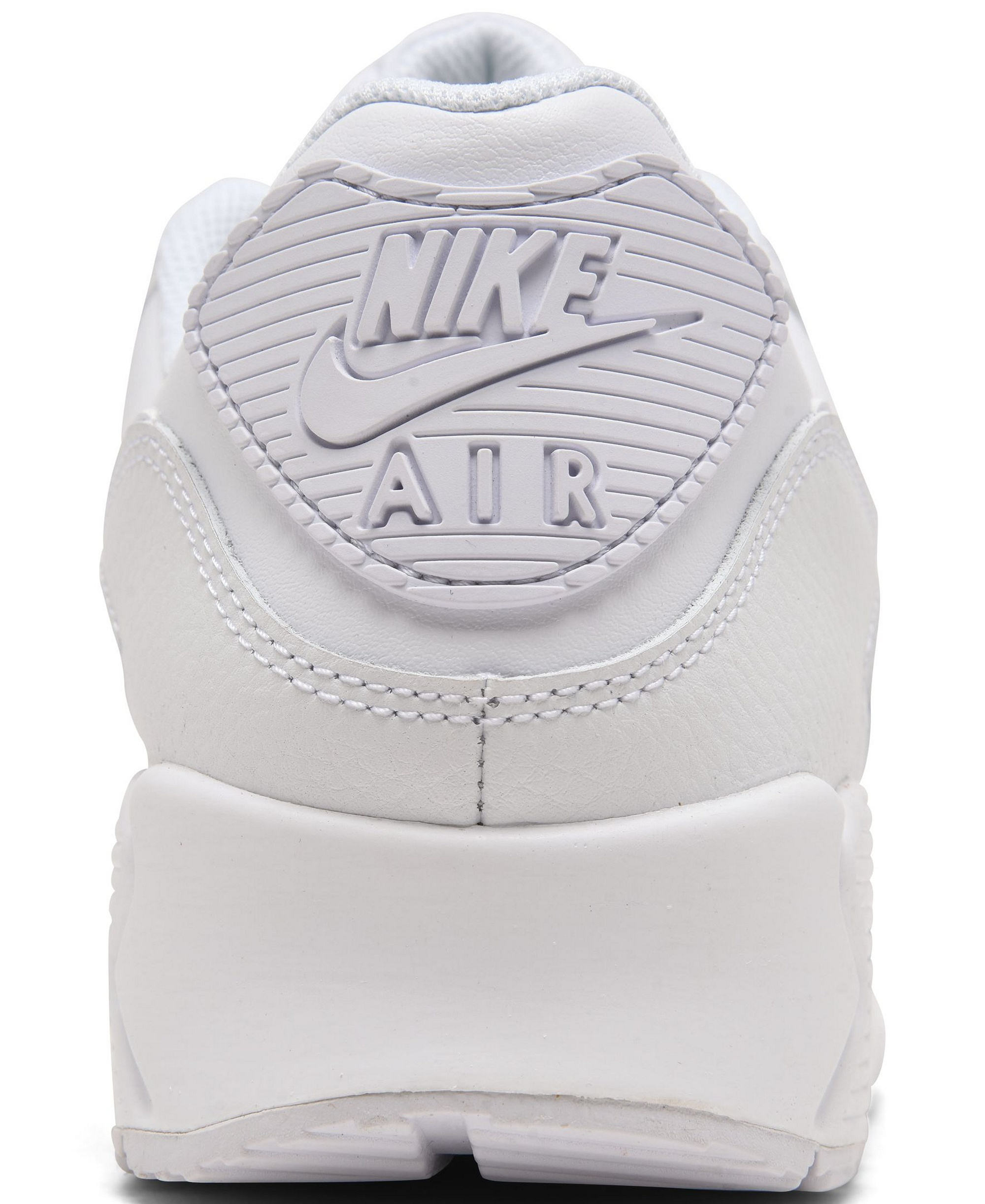 Nike Men's Air Max 90 Leather Casual Sneakers from Finish Line - White