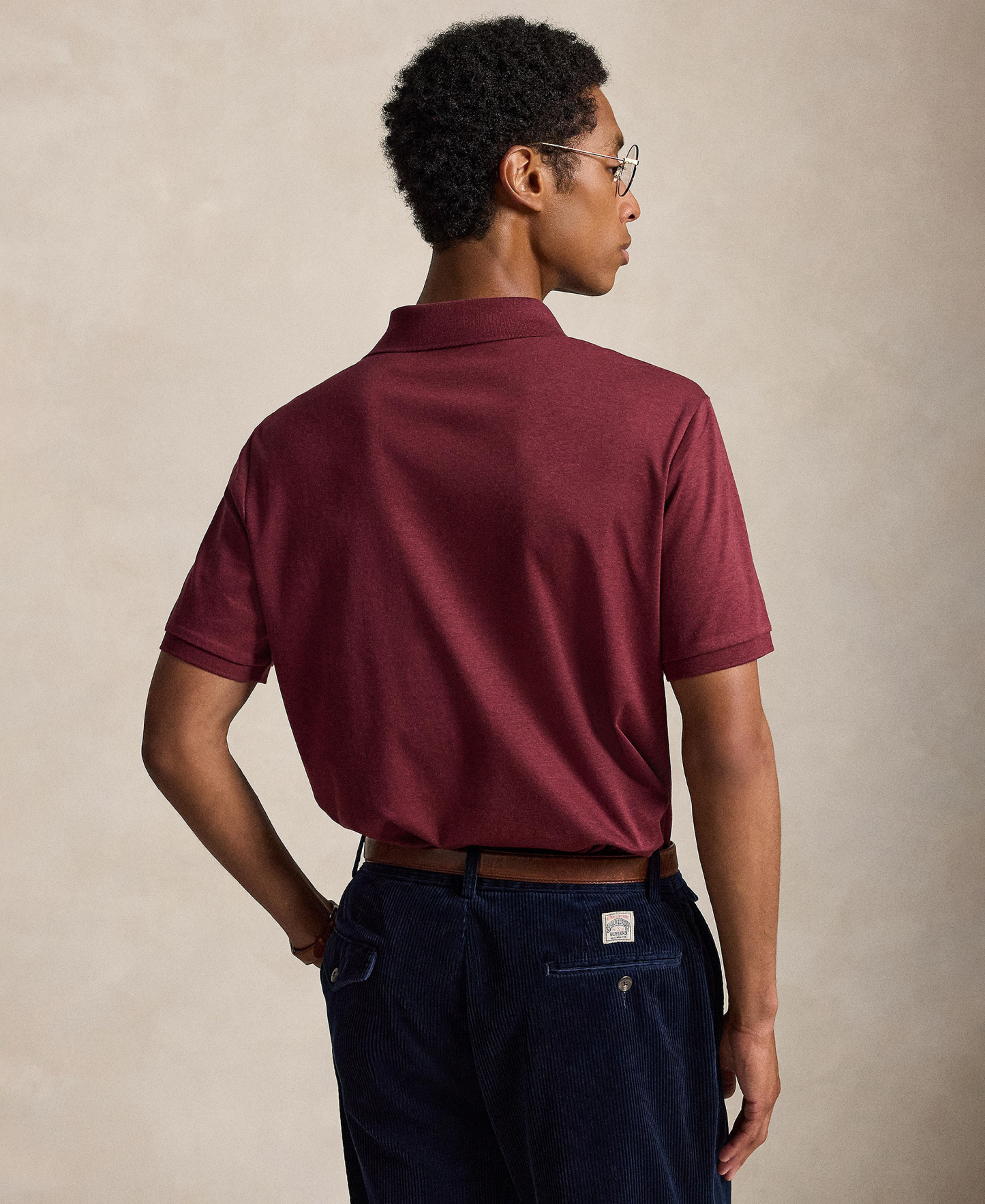 Polo Ralph Lauren Men's Classic-Fit Soft Cotton Polo Shirt - Spring Wine Heather