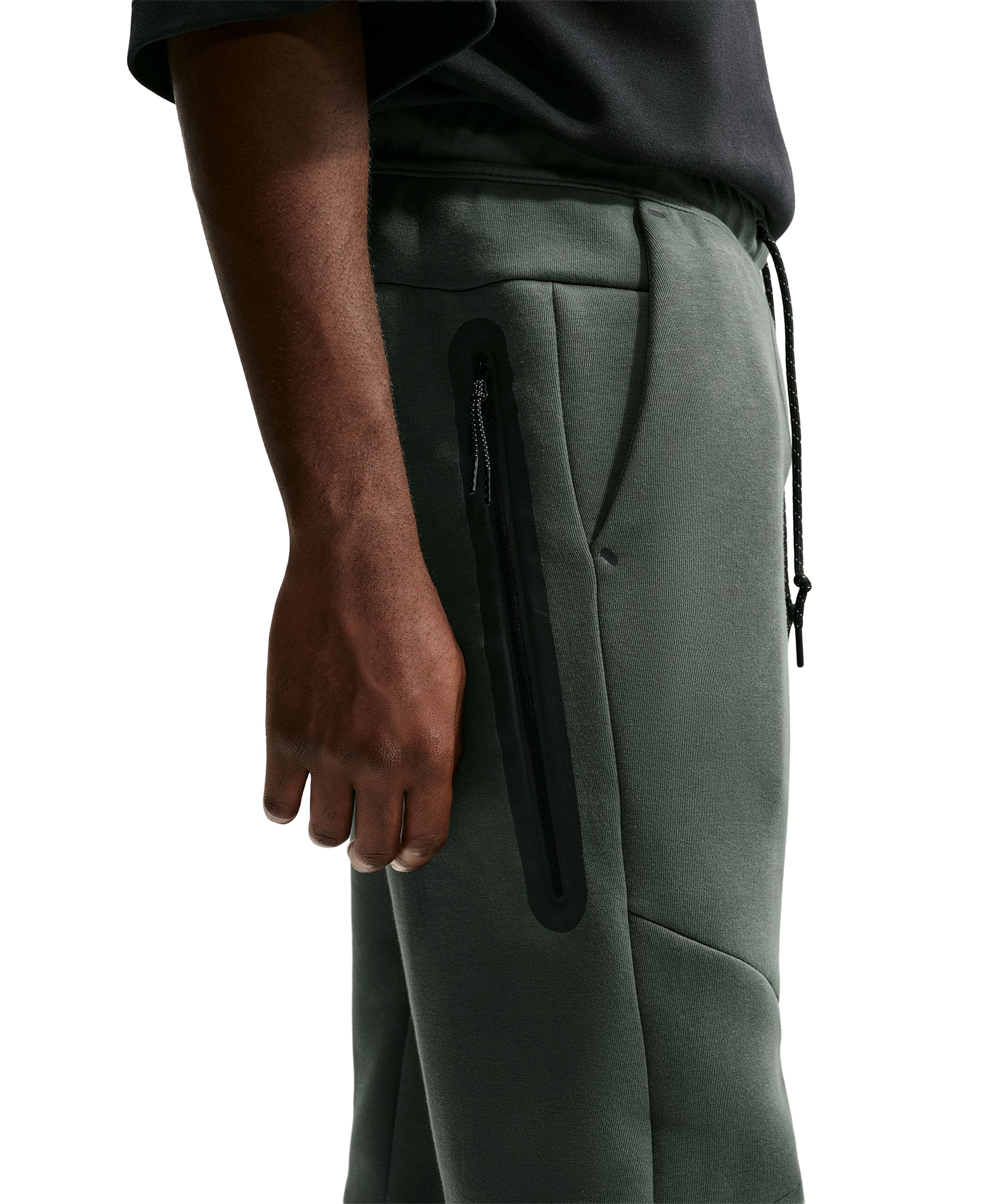 Nike Men's Tech Fleece Drawstring Joggers Pants - Camo Green/Black