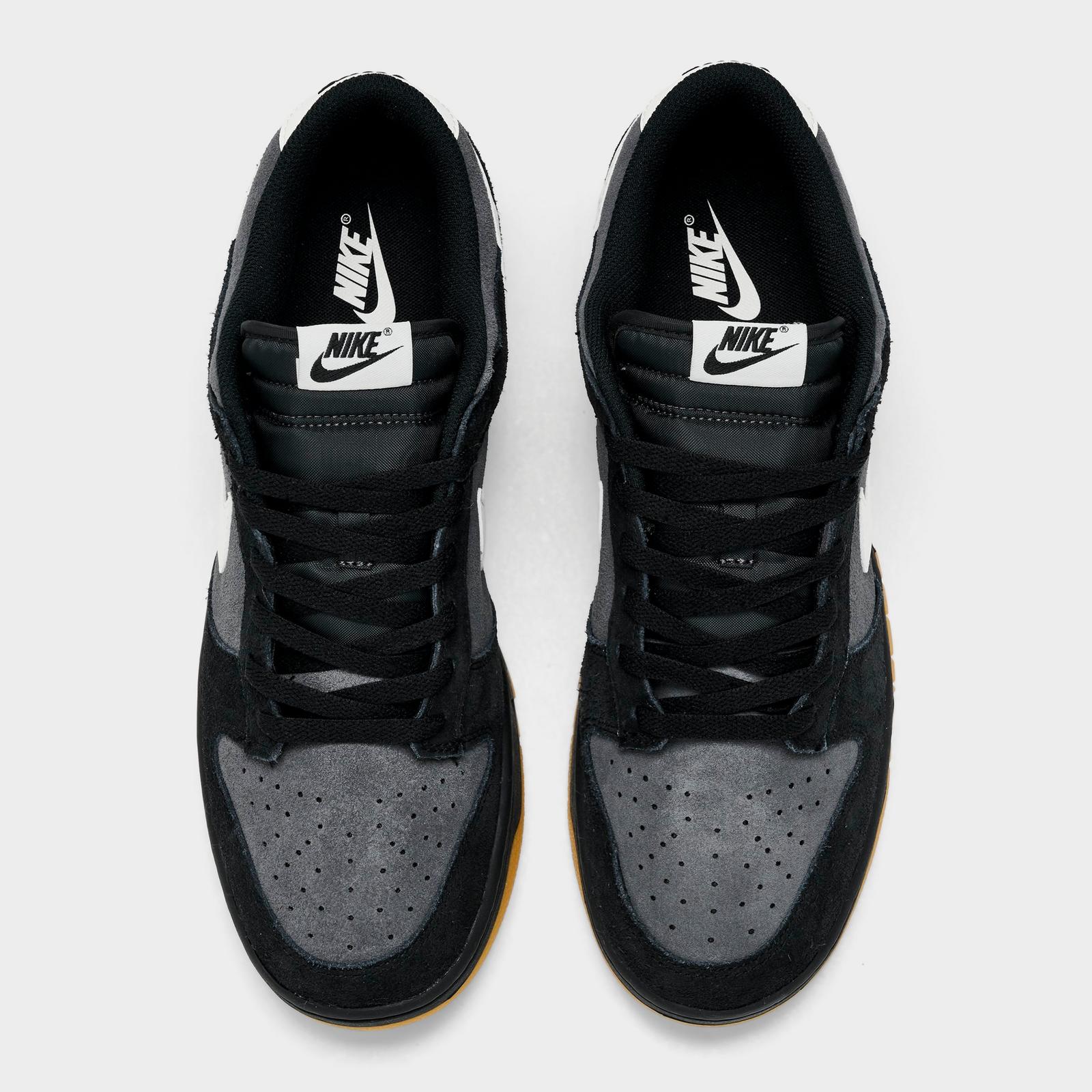 Men's Nike Dunk Low Retro SE Casual Shoes - Black/Grey/Gum