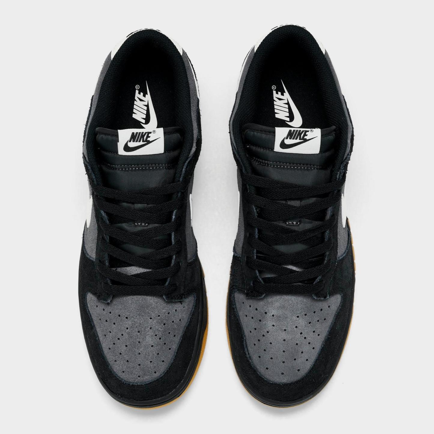 Men's Nike Dunk Low Retro SE Casual Shoes - Black/Grey/Gum