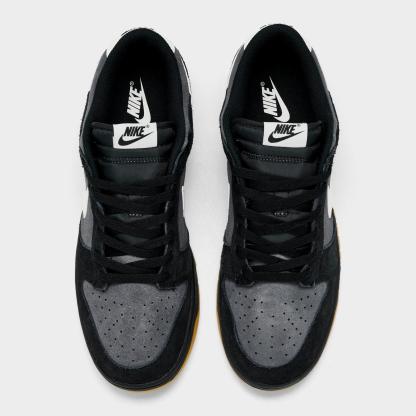 Men's Nike Dunk Low Retro SE Casual Shoes - Black/Grey/Gum