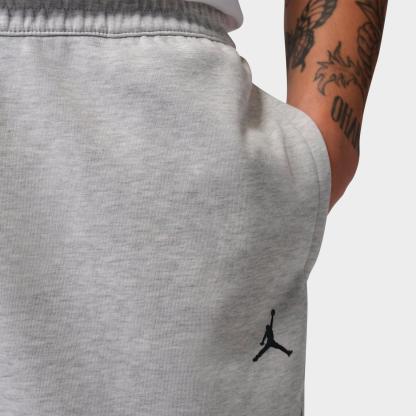 Men's Jordan Sport Hoop Fleece Shorts - Grey Heather/Pale Grey/Black - view 5