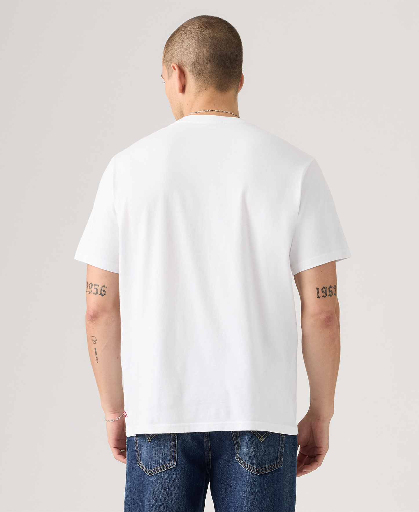 Levi's Men's Classic Short-Sleeve Graphic Crewneck T-Shirt - Eagle White
