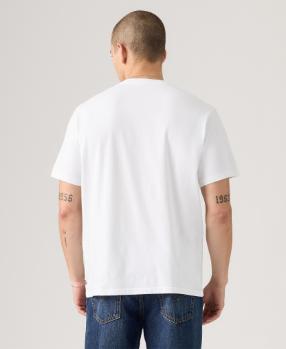 Levi's Men's Classic Short-Sleeve Graphic Crewneck T-Shirt - Eagle White