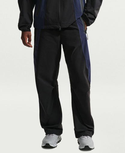 Nike Men's Tech Dri-FIT Woven Color-Block Pants - Black/Obsidian