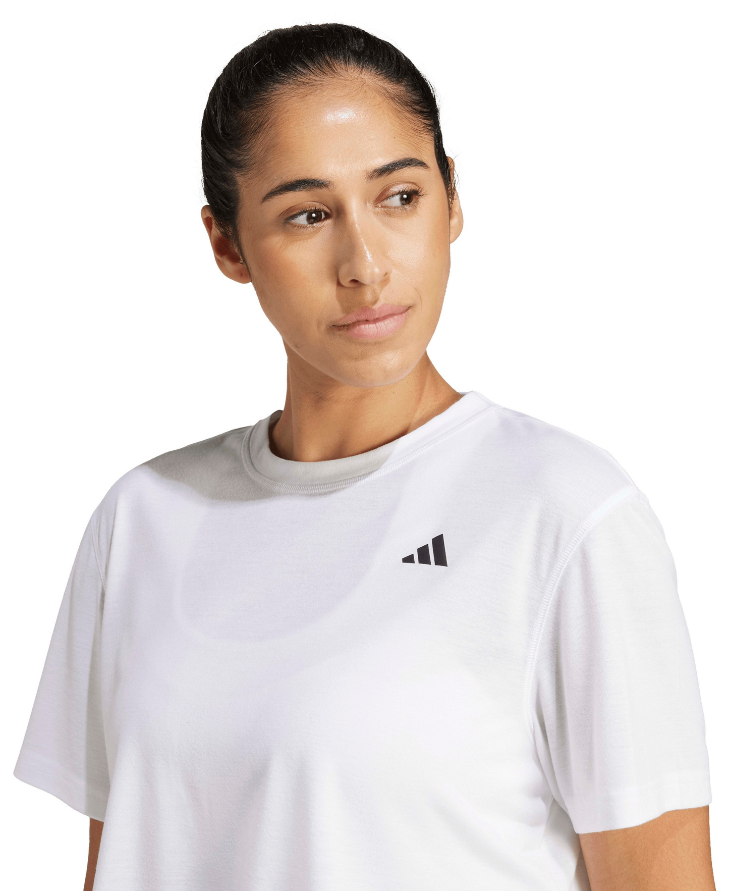 adidas Women's Train Essentials Boxy Workout T-Shirt - White