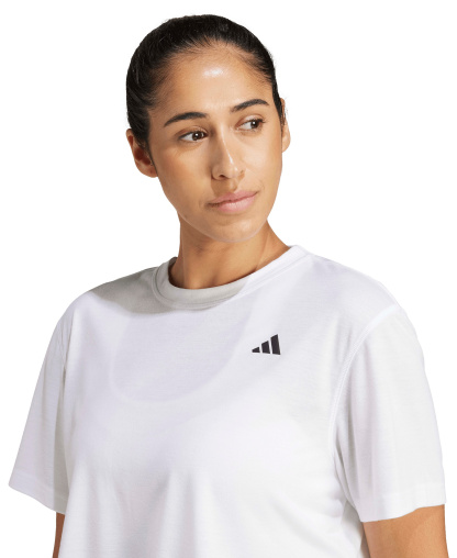 adidas Women's Train Essentials Boxy Workout T-Shirt - White