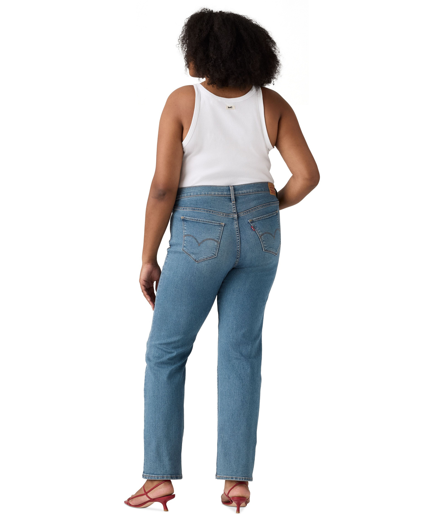 Levi's Women's 314 Shaping Slimming Straight Leg Mid-Rise Jeans - Eternal Indigo