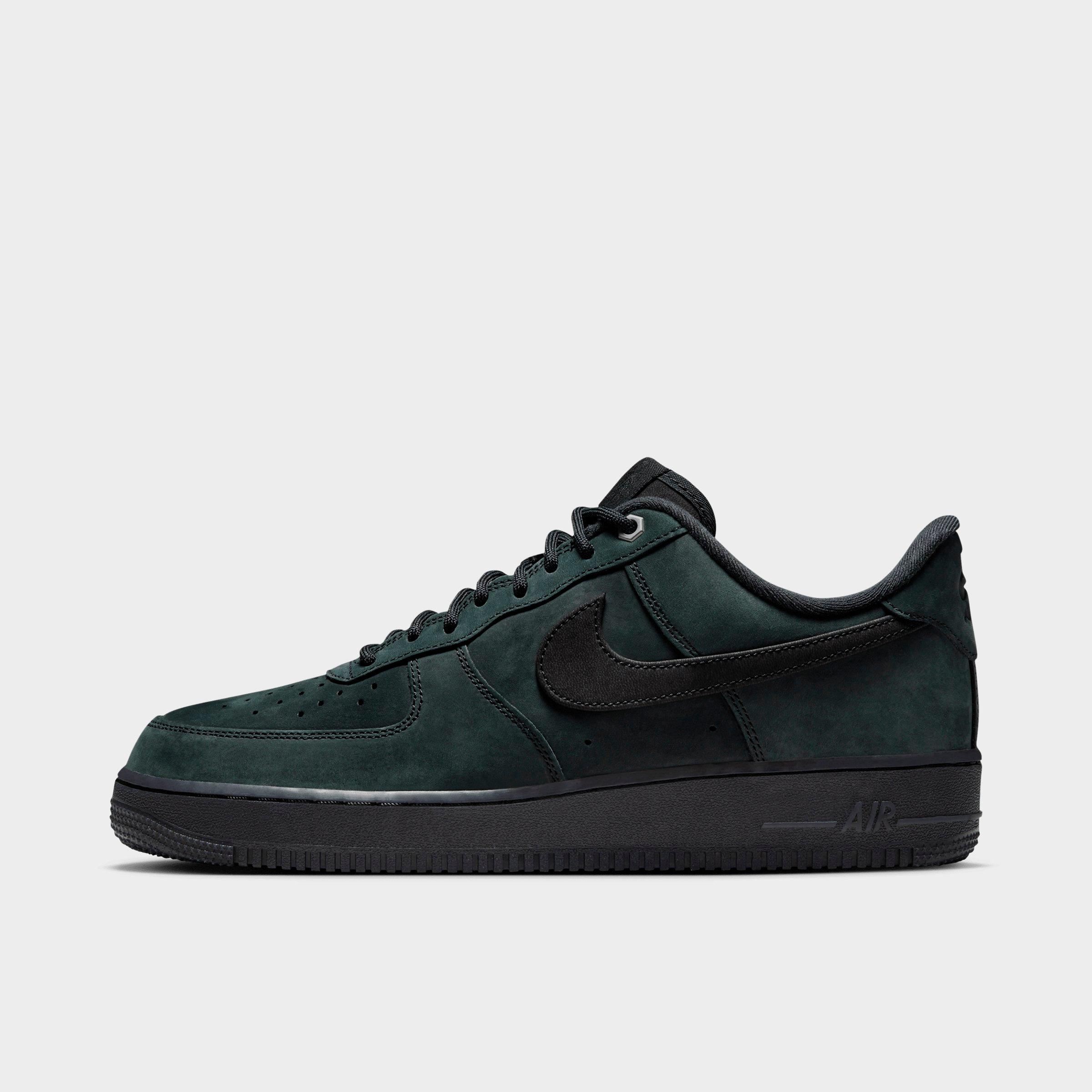 Men's Nithtke Air Force 1 '07 WB Casual Shoes - Black/Black - Left shoe facing left. Outside of the shoe.