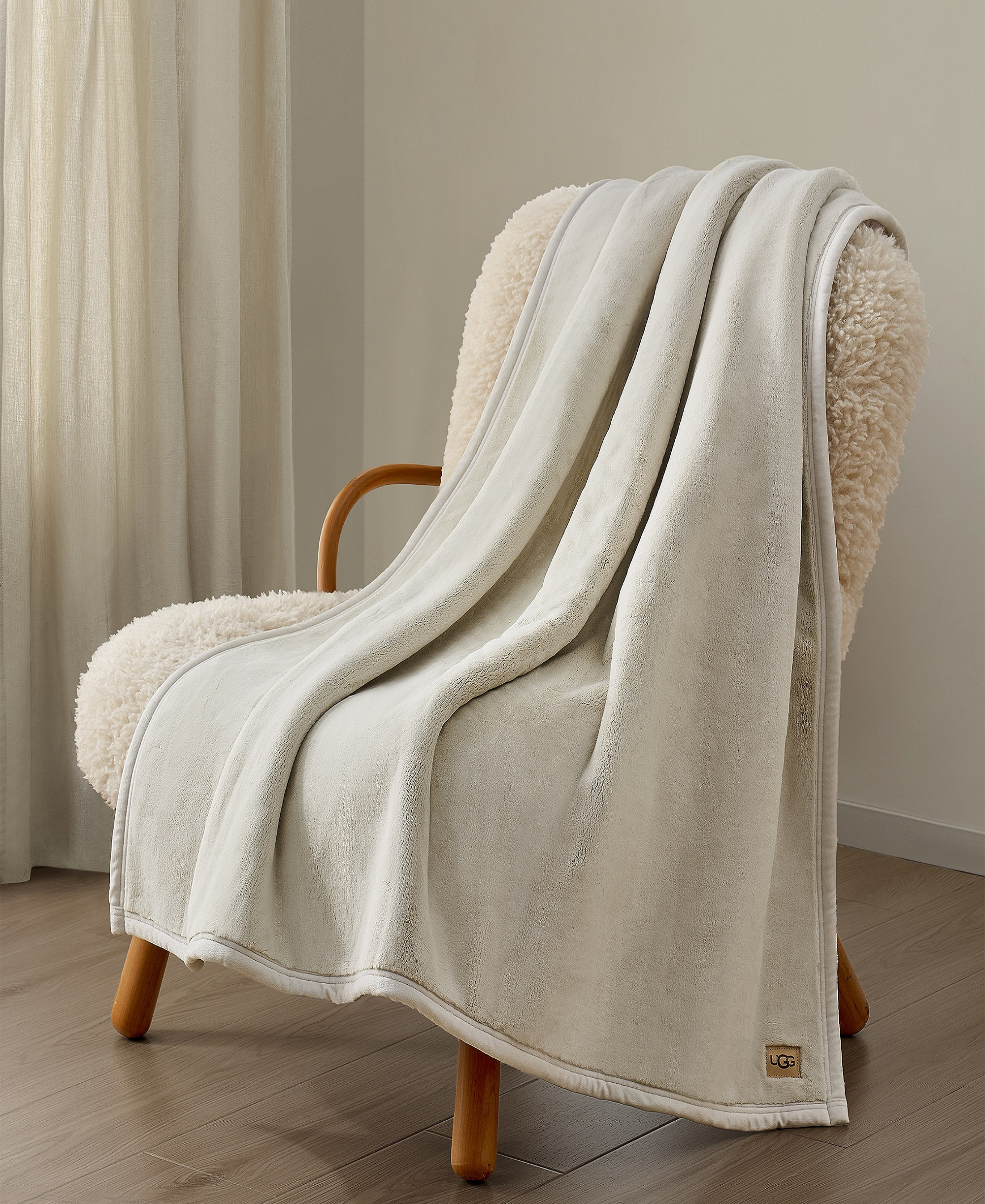 UGG® Salt Creek Reversible Throw, 50" x 70" - Bluff