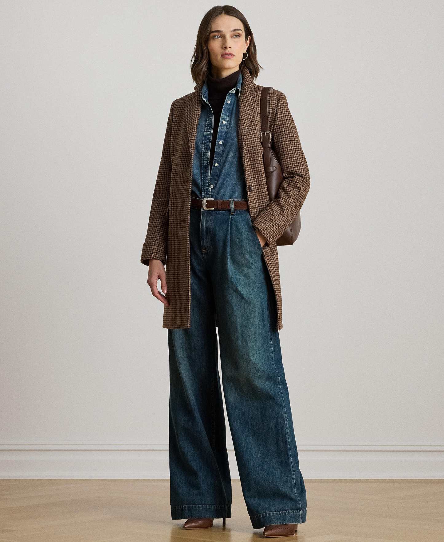 Lauren Ralph Lauren Women's Single-Breasted Walker Coat, Created for Macy's - Legacy Check
