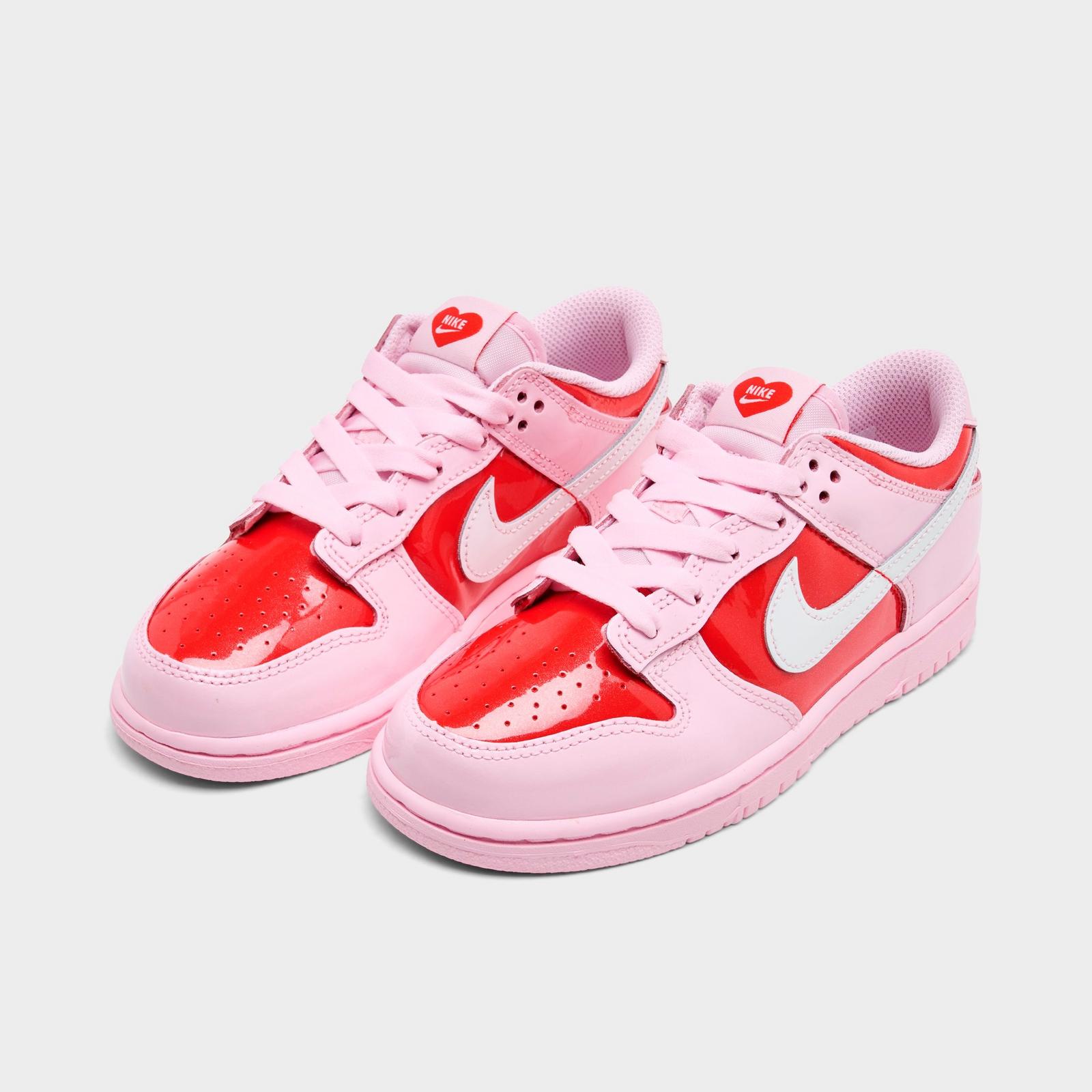 Girls' Little Kids' Nike Dunk Low Casual Shoes - Pink Foam/Summit White/Light Crimson
