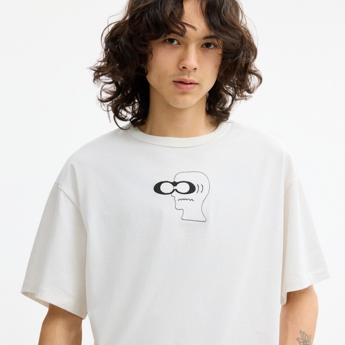 Coach | Brain Dead Head T-Shirt In Organic Cotton - White - view 4