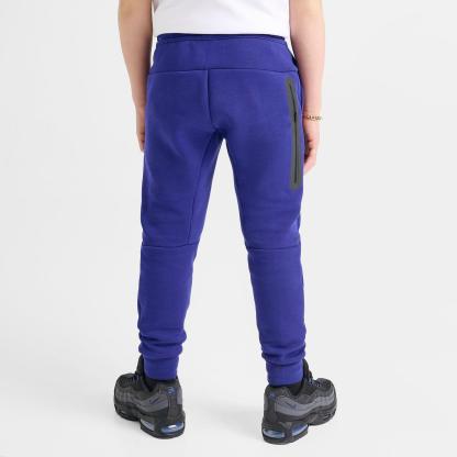 Big Kids' Nike Sportswear Tech Fleece Reflective Jogger Pants - Deep Royal Blue/Black/Black