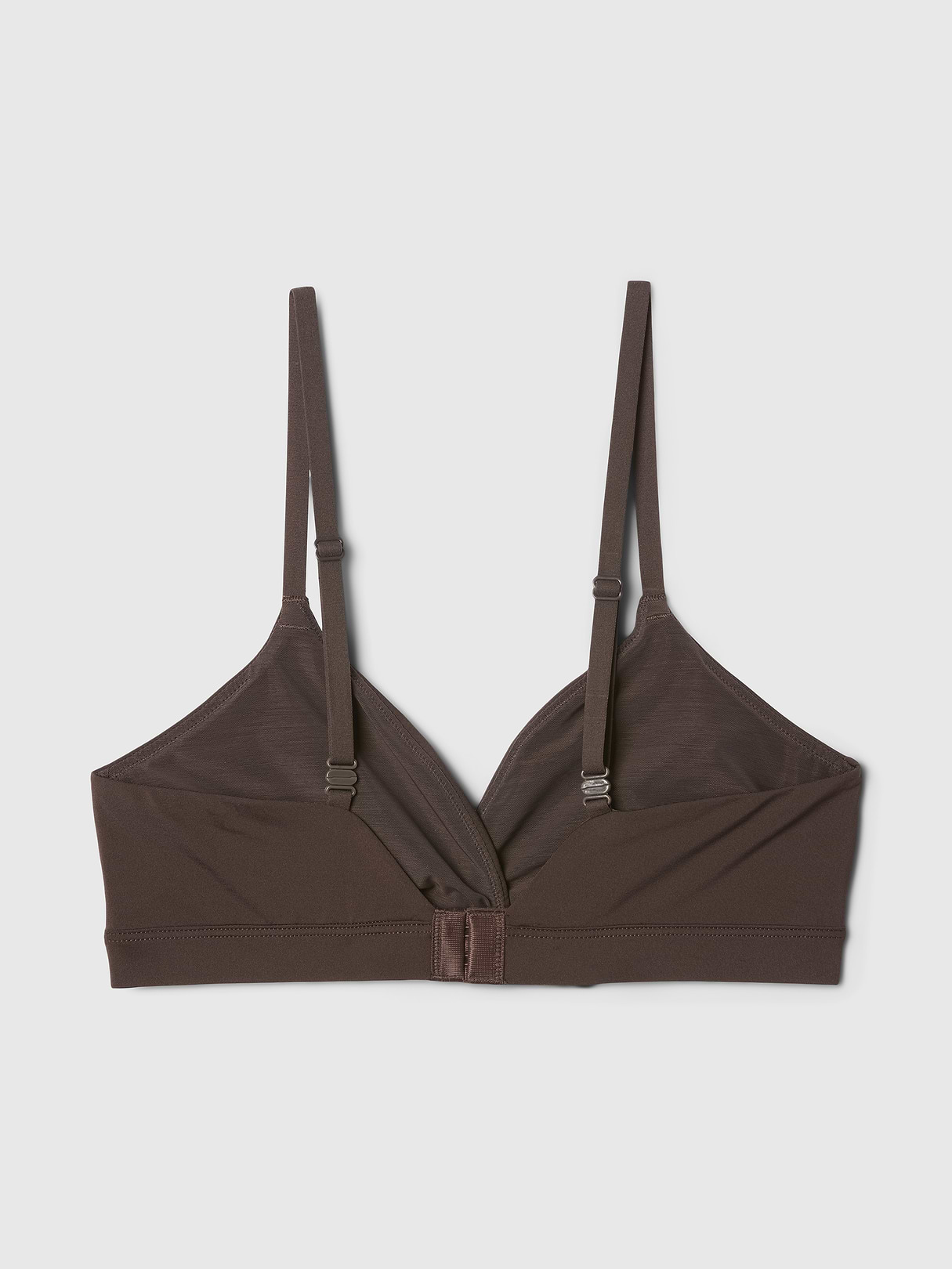 SecondSkin Crossover Bralette - Terra brown