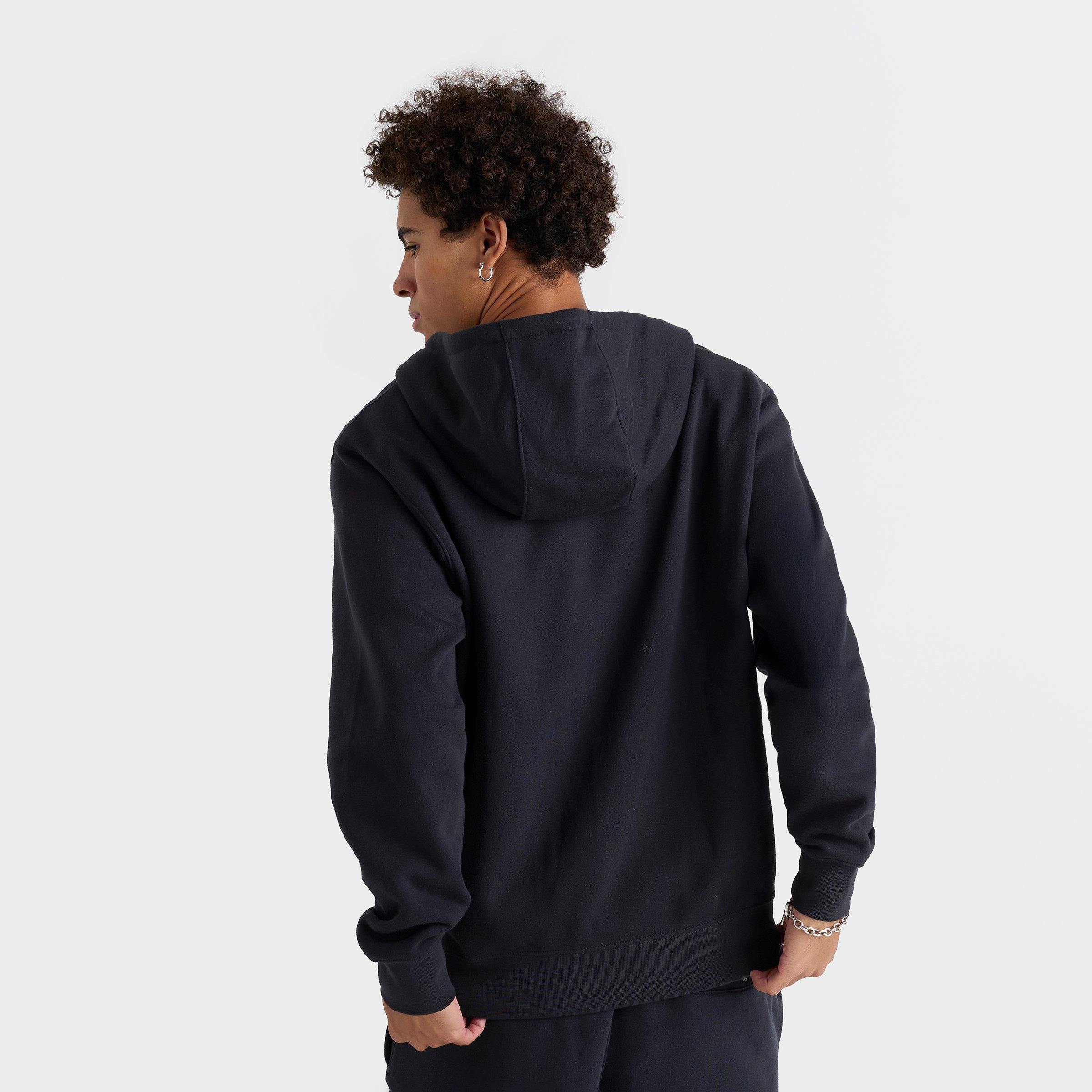 Men's Nithtke Club Fleece Embroidered Premium Full-Zip Hoodie - Part 2 - Black/Black/White