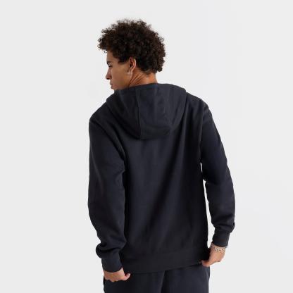 Men's Nithtke Club Fleece Embroidered Premium Full-Zip Hoodie - Part 2 - Black/Black/White