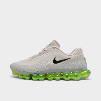 Men's Nithtke Air Liquid Max Casual Shoes - Light Bone/Chrome/Wolf Grey/Black - Left shoe facing left. Outside of the shoe.