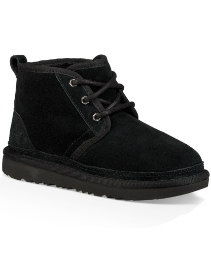 UGG® Toddler Neumel Camo Round Toe Booties - Black