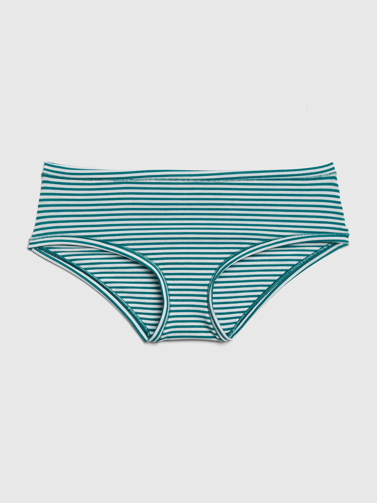 Breathe Hipster - teal blue stripe