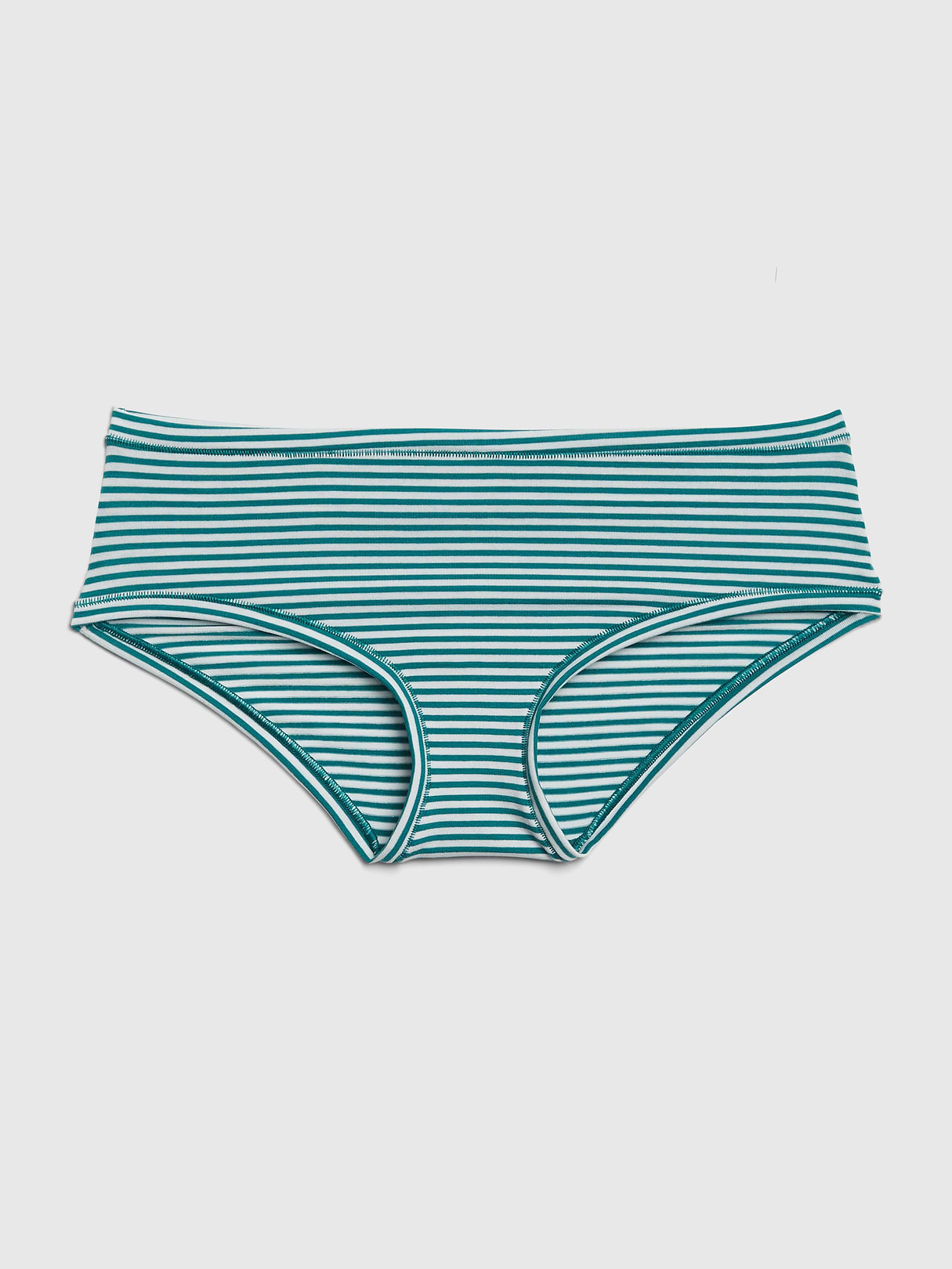 Breathe Hipster - teal blue stripe